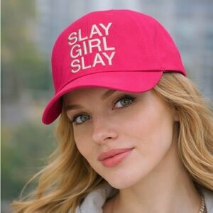 🩷 NWT! Official QE Unisex Embroidered Slay Girl Slay Hat
